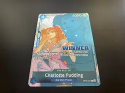 One Piece TCG Winner Pack 2025 Vol. 1 Charlotte Pudding OP06-047 NM - Image 2