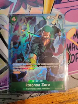 One Piece TCG Roronoa Zoro PRB02-006 Alt Art - Image 1