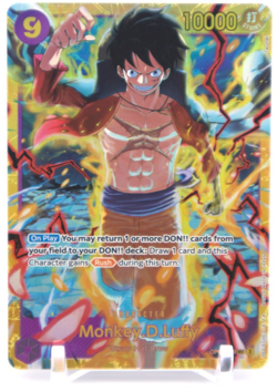 One Piece | Monkey.D.Luffy OP09-119 - SECRET RARE! - Emperors in the New World - Image 1