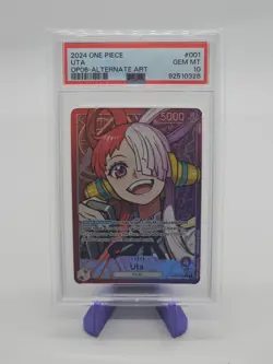One Piece CCG Uta Alternate Art OP06-001 PSA 10 Gem Mint - Image 1