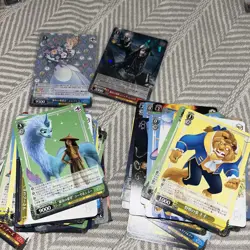 Disney 100 Misc.Trading Card Lot With (Over +100 Cards) Japanese C1 - Image 1