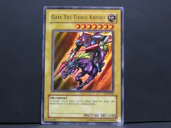 Yugioh Gaia The Fierce Knight LOB-006 Ultra Rare Yugioh Card (Near Mint) - Image 1