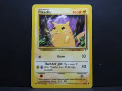 Pikachu E3 Promo 58/102 Pokemon Card (Light Played) - Image 1