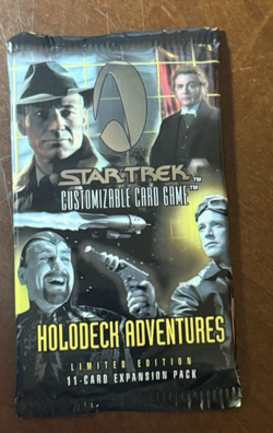 Star Trek "Holodeck Adventures" 11-Card Sealed Booster Pack X1 CCG TCG - Image 1