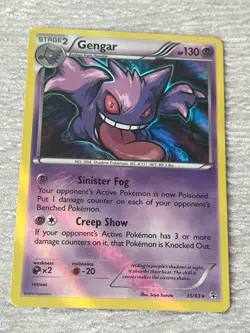 Pokemon GENGAR 35/83 Holo Collecting Card - VERY GOOD to MINT - never played - Image 1