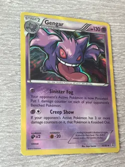 Pokemon GENGAR 35/83 Holo Collecting Card - VERY GOOD to MINT - never played - Image 3
