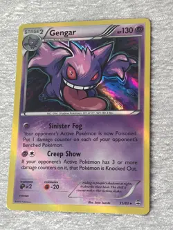 Pokemon GENGAR 35/83 Holo Collecting Card - VERY GOOD to MINT - never played - Image 4