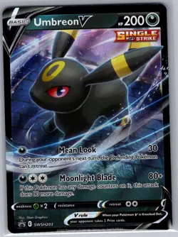 Umbreon V SWSH203 SWSH: Sword & Shield Promo Cards - Pokemon Card - NM - Image 1