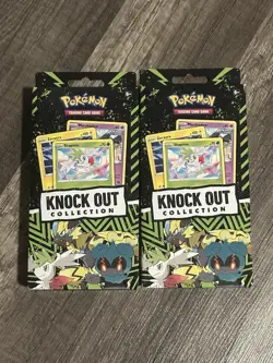X2 Pokemon TCG: Knock Out Collection Booster Packs Trading Card Set - Image 1