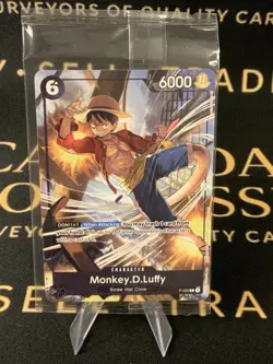 SEALED! One Piece Card- Monkey D. Luffy (P-035) English Promo Card - Image 1
