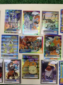 LOT OF 37 VINTAGE DIGIMON TRADING CARD LOT WITH HOLOS INCLUDED - Image 2