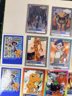 LOT OF 37 VINTAGE DIGIMON TRADING CARD LOT WITH HOLOS INCLUDED - Image 4