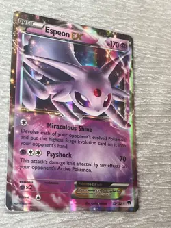 Pokemon ESPEONEX 52/122 Holo Collecting Card - VERY GOOD to MINT - never played - Image 3