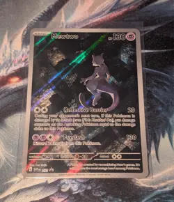 Pokemon Scarlet & Violet Mewtwo 052 Promo Card Foil M/NM - Image 1