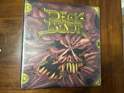RARE 1995 Deck Byndr Magic The Gathering Card Binder Full Size 3 Ring Ultra Pro - Image 1
