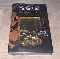 Yu-Gi-Oh! Baby Dragon Gold Plated Limited Edition Metal Card Fanattik - Image 1