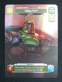 Boba Fett Daimyo 270 - Star Wars Unlimited Card #3UX - Image 1