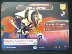 General Grievous - General of the Droid Armies - 272 Foil - Star Wars Card - Image 1