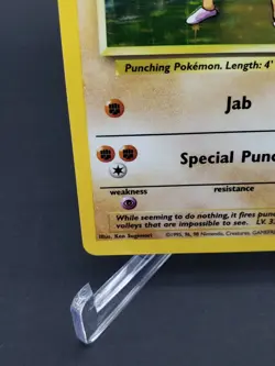 Hitmonchan Base Set 7/102 NM Pokemon TCG Card Holo Rare WOTC Vintage - Image 3
