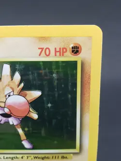 Hitmonchan Base Set 7/102 NM Pokemon TCG Card Holo Rare WOTC Vintage - Image 5