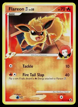 Pokemon Card - Flareon E4 Rising Rivals 60/111 Common - Image 1