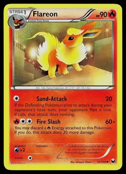 Pokemon Card - Flareon Dark Explorers 12/108 Uncommon - Image 1