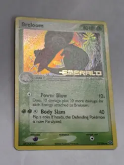 Pokemon Card - Breloom Emerald 22/106 Uncommon Reverse Holo Stamped - Image 2