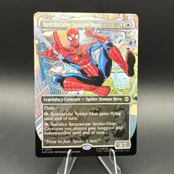 Spectacular Spider-Man (Borderless) Marvel's Spider-Man Foil SPM 0014 Mtg TCG - Image 1