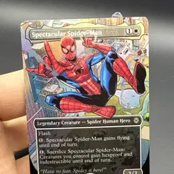 Spectacular Spider-Man (Borderless) Marvel's Spider-Man Foil SPM 0014 Mtg TCG - Image 3