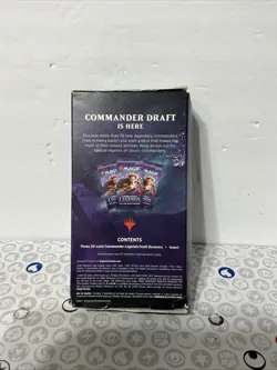 Magic MTG Commander Legends - 3-Booster Draft Pack - New - Sealed - FastShip! 630509796779 - Image 2