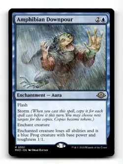 Amphibian Downpour Modern Horizons 3 #51 Rare - Image 1