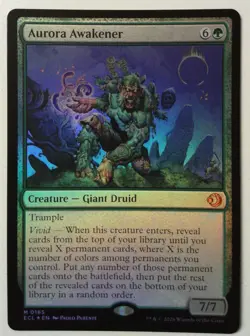 Aurora Awakener *FOIL Mythic Rare* Magic MtG x1 Lorwyn Eclipsed - Image 1