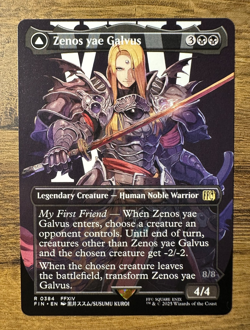 Magic MTG Final Fantasy Zenos yae Galvus #384 *NON-FOIL* Borderless Rare FFXIV - Image 1