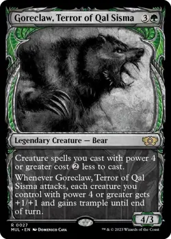 Goreclaw, Terror of Qal Sisma 27 - Regular NM - March of the Machine - Image 1