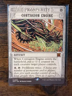 MTG - OTJ: Breaking News - Contagion Engine - Mythic - 61 - NM-Mint! - Image 1