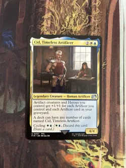Cid, Timeless Artificer (0407) Final Fantasy Regular NM MTG - Image 1