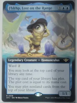 Fblthp, Lost on the Range - Extended Art Light Play, English Magic the Gathering - Image 1
