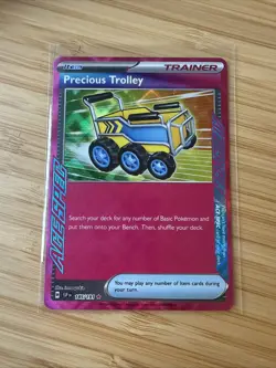 Precious Trolley 185/191 ACE SPEC Surging Sparks Pokemon Card - Image 1