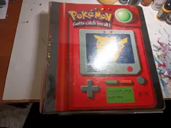 333 Pokemon card lot, vintage binder, mulitple rares/first editions, all LP - Image 1