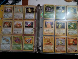333 Pokemon card lot, vintage binder, mulitple rares/first editions, all LP - Image 4