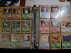 333 Pokemon card lot, vintage binder, mulitple rares/first editions, all LP - Image 5