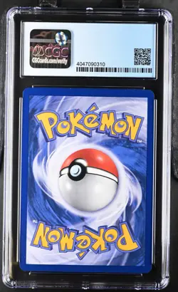 Pokemon TCG 2000 Mewtwo Black Star Promo Mewtwo Strikes Back 14 CGC Mint 9 w/sub - Image 2