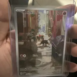 Pokemon TCG Litleo IR 139/132 Illustration Rare Pokemon Card Mega Evolution - Image 4