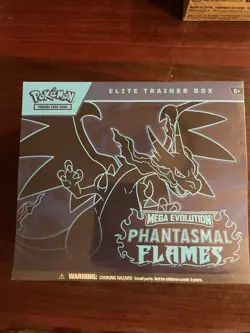 Pokemon Mega Evolution Phantasmal Flames Elite Trainer Box ETB IN HAND & SEALED - Image 1