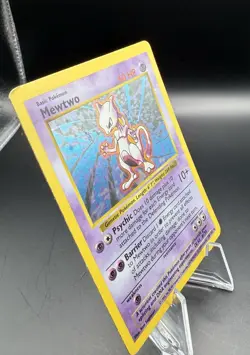 Mewtwo 10/102 Holo Rare Base Set (Shadowless) Pokemon Card - Image 3