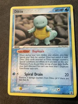 Pokemon Card - Ditto Squirtle Delta Species 64/113 Common - Image 1