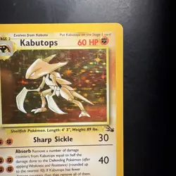 Pokemon Vintage Holo Rare Kabutops 9/62 Fossil WotC 1999 - Image 3