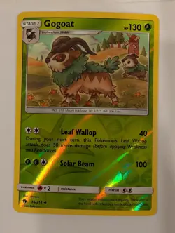 Gogoat 36/214 - SM Lost Thunder Pokemon Reverse Holo Foil Nice! - Image 1