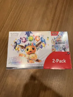Pokemon TCG: Prismatic Evolutions - ETB with Booster Bundle Costco 2-Pack Sealed - Image 1
