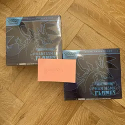 Pokemon TCG Phantasmal Flames ETB Elite Trainer Box - New Sealed x2 boxes - Image 1